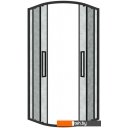 Душевые кабины Grossman Cosmo 80x80x195 301.K33.02.8080.21.02 (черный матовый/шиншилла стекло)