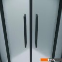 Душевые кабины Grossman Cosmo 90x90x195 301.K33.02.9090.21.02 (черный матовый/шиншилла стекло)
