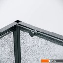 Душевые кабины Grossman Galaxy 140x80x195 120.K33.01.1480.21.02 (черный матовый/шиншилла стекло)