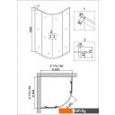 Душевые кабины Niagara NG-6886-08 80x80 (черный)