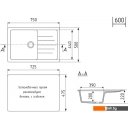 Кухонные мойки Mixline ML-GM19 551988 (графит)