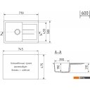 Кухонные мойки Mixline ML-GM31 552197 (ультра-черный)