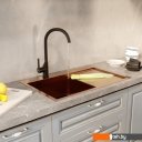 Кухонные мойки Mixline Pro 552921 (бронза, с сифоном)