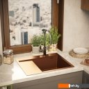 Кухонные мойки Mixline Pro 552928 (бронза, с сифоном)