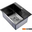 Кухонные мойки Mixline Pro 552935 (черный графит, с сифоном)