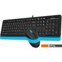 Наборы периферии A4Tech Fstyler F1010 (черный/синий) Наборы периферии A4Tech Fstyler F1010 (черный/синий)