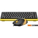 Наборы периферии A4Tech Fstyler F1110 (черный/желтый)