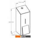 Аксессуары для ванной и туалета Merida Stella Maxi DSM106 (сталь матовая)