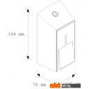 Аксессуары для ванной и туалета Merida Stella Economy Mini DEM102.L (матовый)