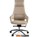 Офисные кресла и стулья Norden Шопен FK 0005-A Beige Leather (кожа бежевая/алюминий)