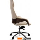 Офисные кресла и стулья Norden Шопен FK 0005-A Beige Leather (кожа бежевая/алюминий)