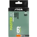 Ракетки, мячи и аксессуары для настольного тенниса Stiga Master 40+ (белый, 1 звезда, 6 шт.)