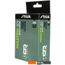 Ракетки, мячи и аксессуары для настольного тенниса Stiga Master 40+ (белый, 1 звезда, 6 шт.)