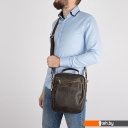 Женские и мужские сумки Poshete 253-0904-29-DBW (коричневый)