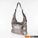 Женские и мужские сумки Poshete 857-6356-W009-DSV (серебристый)