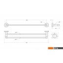 Аксессуары для ванной и туалета Cezares RELAX-THD-65-01 (хром)