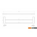 Аксессуары для ванной и туалета Cezares SLIDER-THD-60-01 (хром)