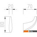 Аксессуары для ванной и туалета Cezares LINER-HK-GM (оружейная сталь)