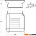 Аксессуары для ванной и туалета Cezares SLIDER-SODS-IN (сатин)