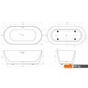 Ванны BelBagno BB413-1700-800-MATT