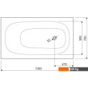 Ванны Cezares Eco 130x70