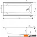 Ванны Cezares Plane Mini Solo 170х80
