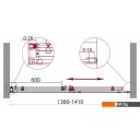 Душевые кабины BelBagno ACQUA-BF-1-140-C-Cr