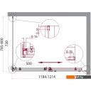 Душевые кабины BelBagno ACQUA-AH-1-120/80-C-Cr