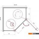 Душевые кабины BelBagno UNO-195-P-1-90-CH-CR