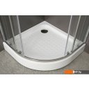 Душевые кабины BelBagno UNO-195-R-2-90-P-Cr (матовое стекло)