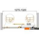 Душевые кабины Cezares Molveno-BF-1-130-C-Cr-IV