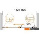 Душевые кабины Cezares Molveno-BF-1-150-C-Cr-IV