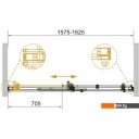 Душевые кабины Cezares STYLUS-SOFT-BF-1-160-C-Cr