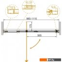 Душевые кабины Cezares Variante-B-1-100/110-C-Cr