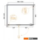 Душевые кабины Cezares BELLAGIO-AH-1-100/90-C-NERO