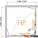 Душевые кабины Cezares MOLVENO-A-22-100+20-P-Cr