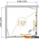 Душевые кабины Cezares MOLVENO-A-22-90+30-P-Cr