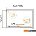 Душевые кабины Cezares MOLVENO-AH-11-140/80-C-Cr-IV