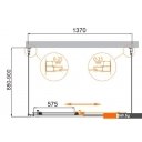 Душевые кабины Cezares MOLVENO-AH-12-140/90-C-Cr-IV
