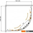 Душевые кабины Cezares MOLVENO-R-22-100+20-P-Cr