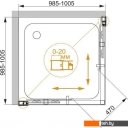 Душевые кабины Cezares MOMENTO-A-2-100-C-Cr