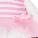 Мягкие игрушки Колбаскин & Мышель Мышель в полосатом роз. платье с бантиком MT-MRT-КМ-0320249-20