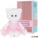 Мягкие игрушки Колбаскин & Мышель Мышель в полосатом роз. платье с бантиком MT-MRT-КМ-0320249-20