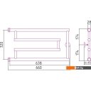 Полотенцесушители Сунержа High-Tech model G 320x650 00-4051-3265
