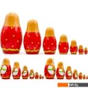 Развивающие игрушки Брестская Фабрика Сувениров Девушка в восточном славянском традиционном костюме (набор 7 шт)