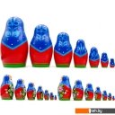 Развивающие игрушки Брестская Фабрика Сувениров В сарафане с расписанными вручную герберами (набор 7 шт)