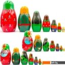 Развивающие игрушки Брестская Фабрика Сувениров Русская народная сказка Царевна-Лягушка (набор 7 шт)