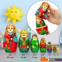 Развивающие игрушки Брестская Фабрика Сувениров Русская народная сказка Царевна-Лягушка (набор 7 шт)