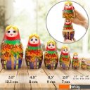 Развивающие игрушки Брестская Фабрика Сувениров С русскими мотивами и ветвями рябины (набор 7 шт)