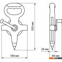 Строительный, слесарный, монтажный инструмент TDM Рубин SQ1018-0402